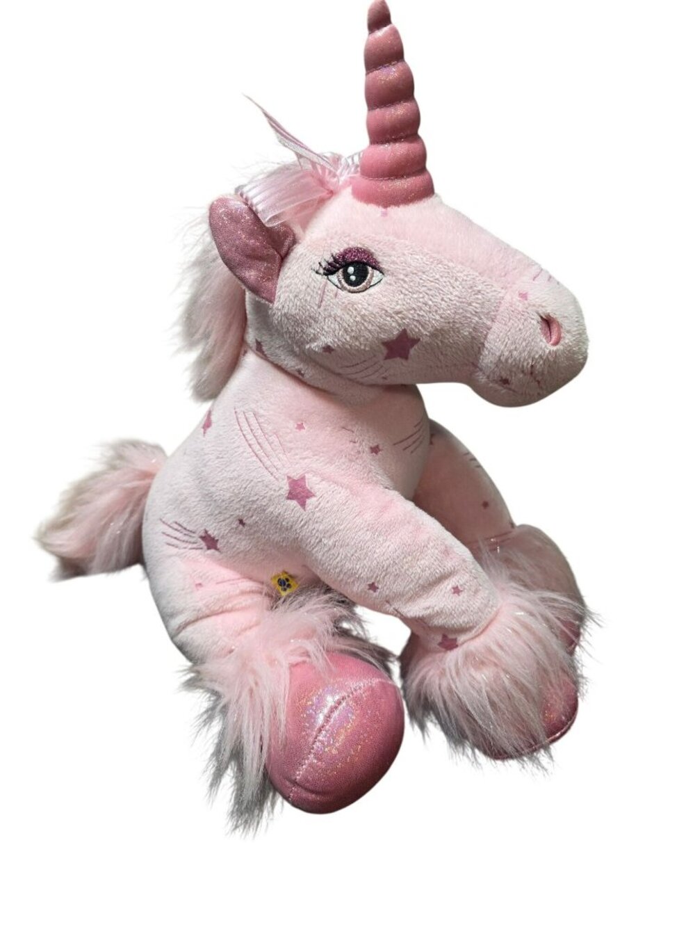 Build-A-Bear Workshop BAB Shooting Stars Pink Unicorn plush